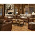 American Furniture Classics Alpine Lodge Set with Sleeper - 4 Piece 8500-60S